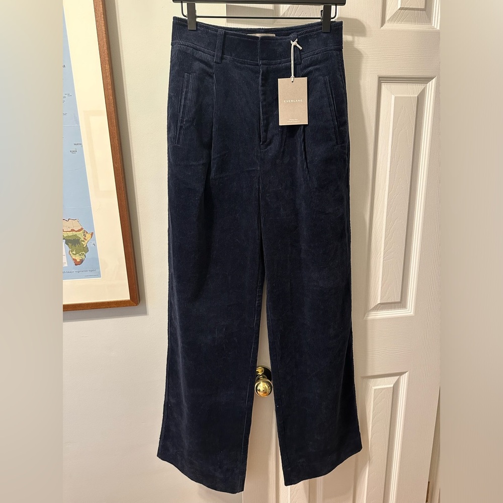 NWT Everlane Corduroy Way-High® Drape Pant